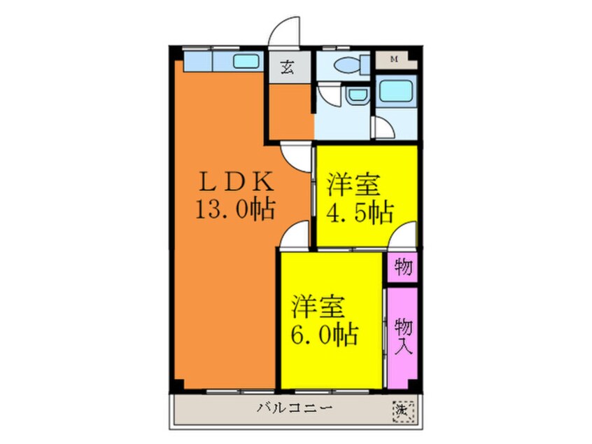 間取図 メゾン三島