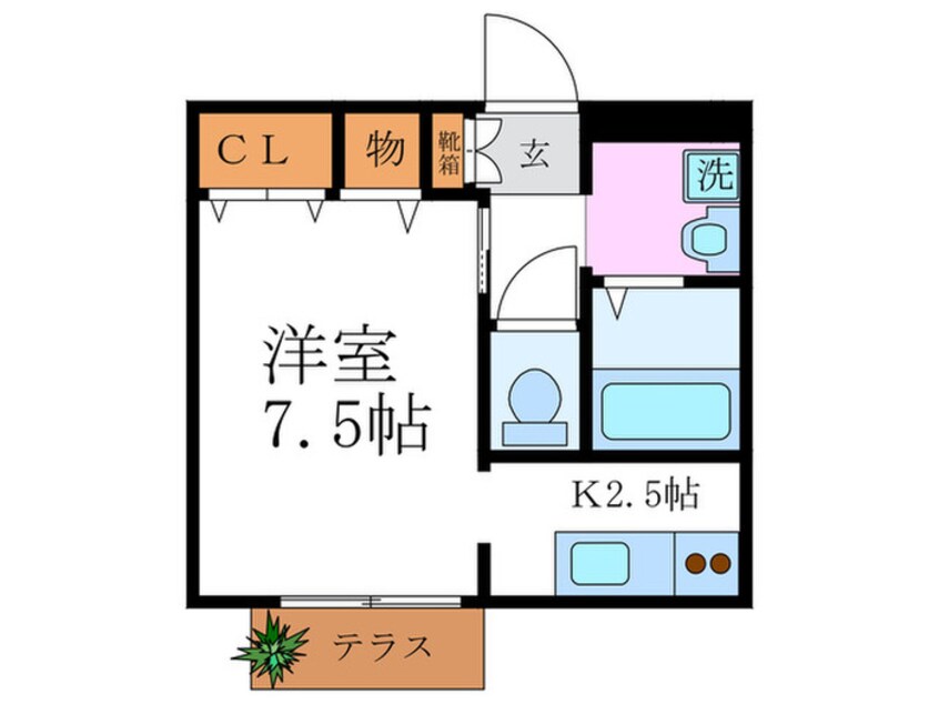 間取図 ヴァンサンク