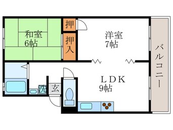 間取図 エクセルコ－ト桂