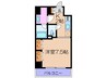 パークフラッツ野田阪神駅前 1Kの間取り
