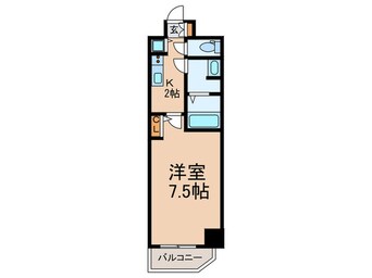 間取図 プレサンス梅田東ベータ(904)