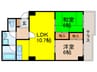 サニークレスト宝塚（１０５） 2LDKの間取り