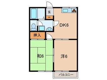 間取図 ハイツノナカ
