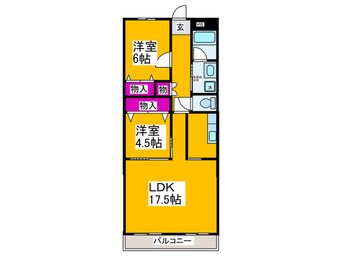 間取図 エスト深井