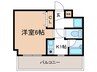 カントリ－青葉ハイツ 1Kの間取り