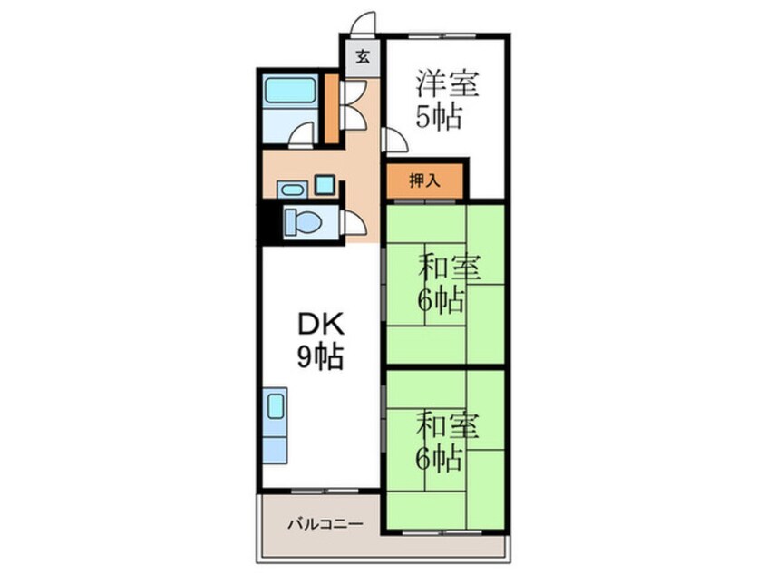 間取図 ハイツグレ－スメイト