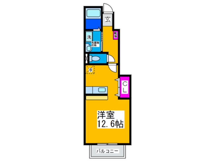 間取図 グリン　アベニュ－Ａ