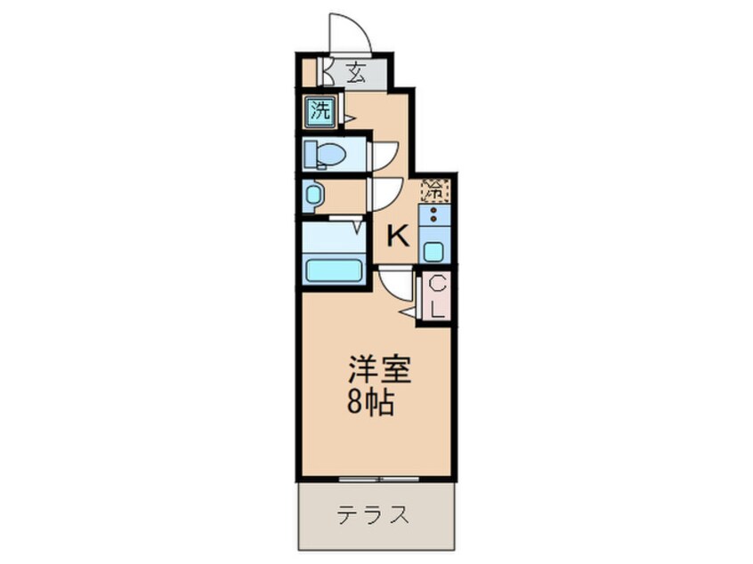 間取図 ラフィーネ神戸 North Wing