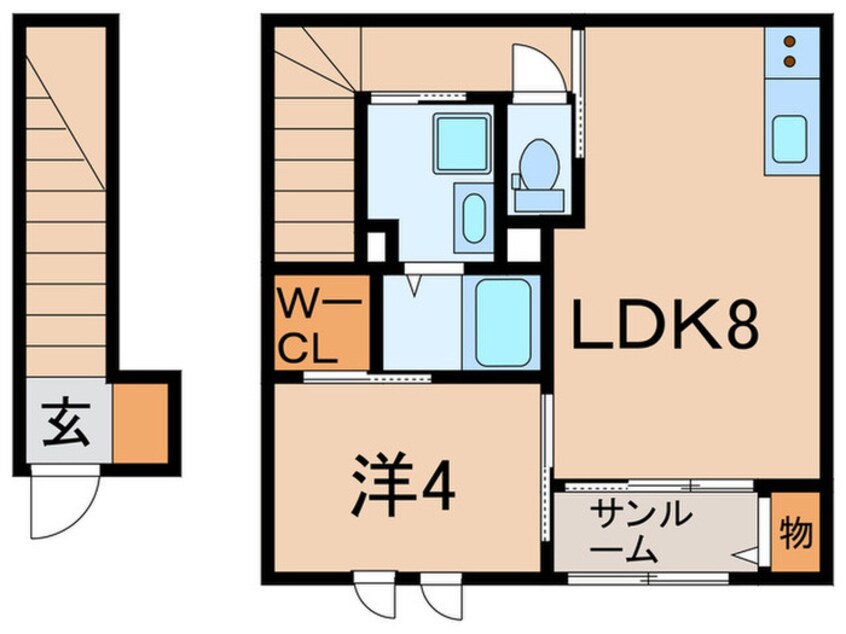 間取図 プランドール豊町