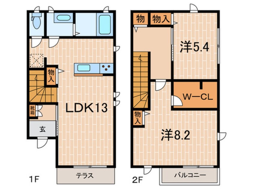 間取図 アビターレ業平