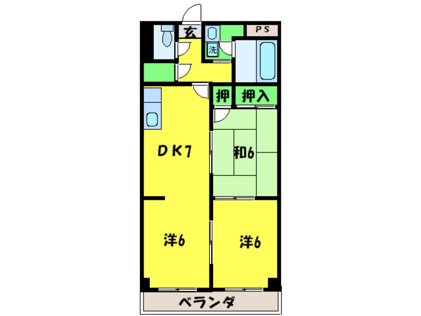 間取図 第2安田ビル