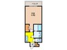 SOLASIA　residence 千里丘 1Kの間取り
