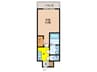 SOLASIA　residence 千里丘 1Kの間取り