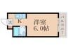 グラフィーネ向島 1Kの間取り