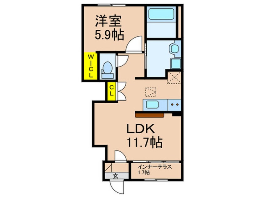 間取図 Happiness K