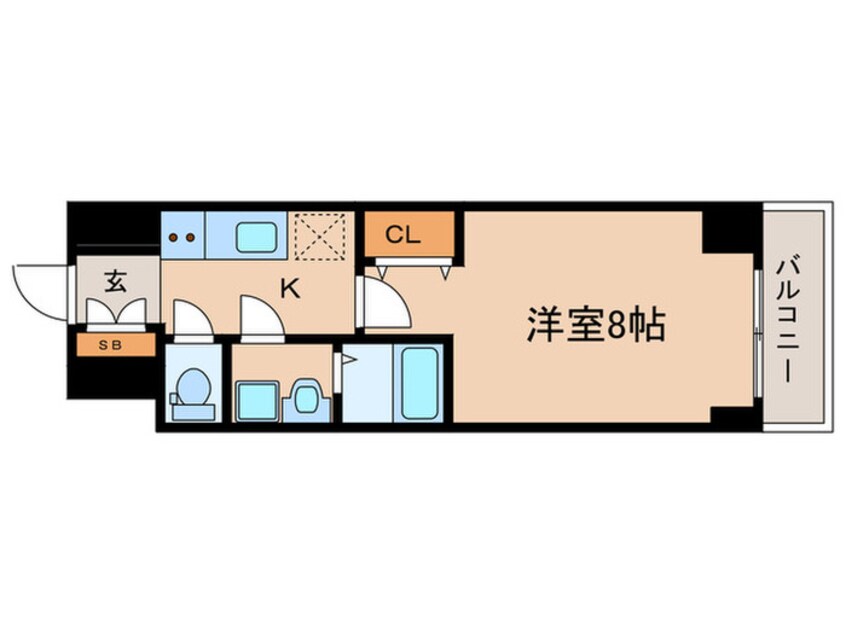 間取図 エスリード京都吉祥院（５０３）
