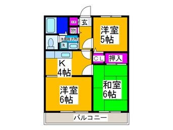 間取図 ファーストプレイス松原