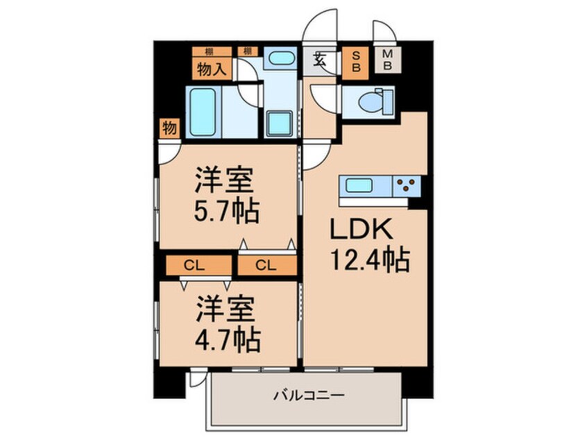 間取図 Moruan Residence