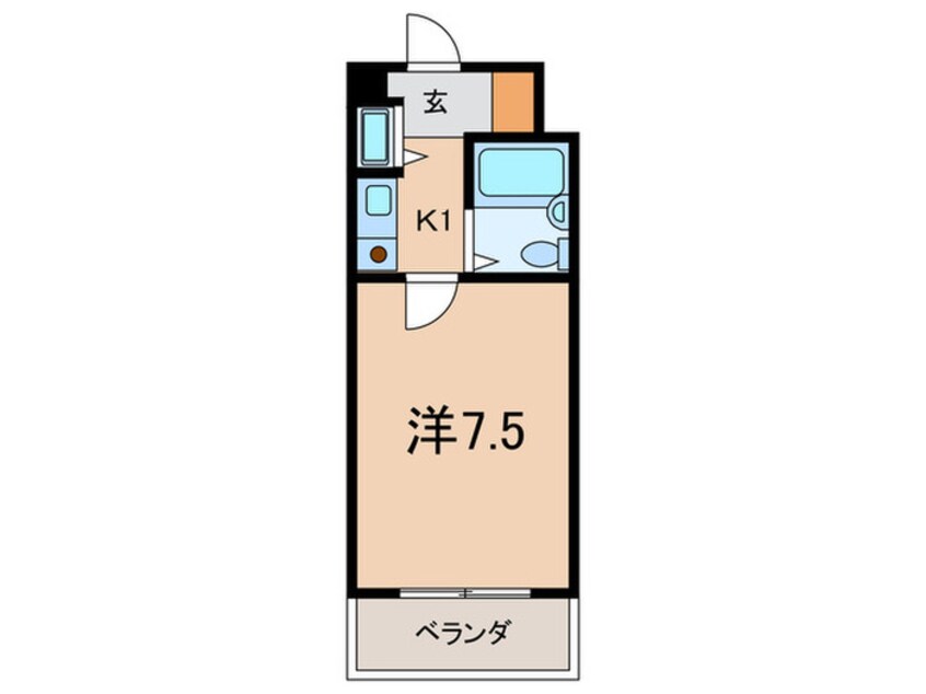 間取図 西北チェリーマンション