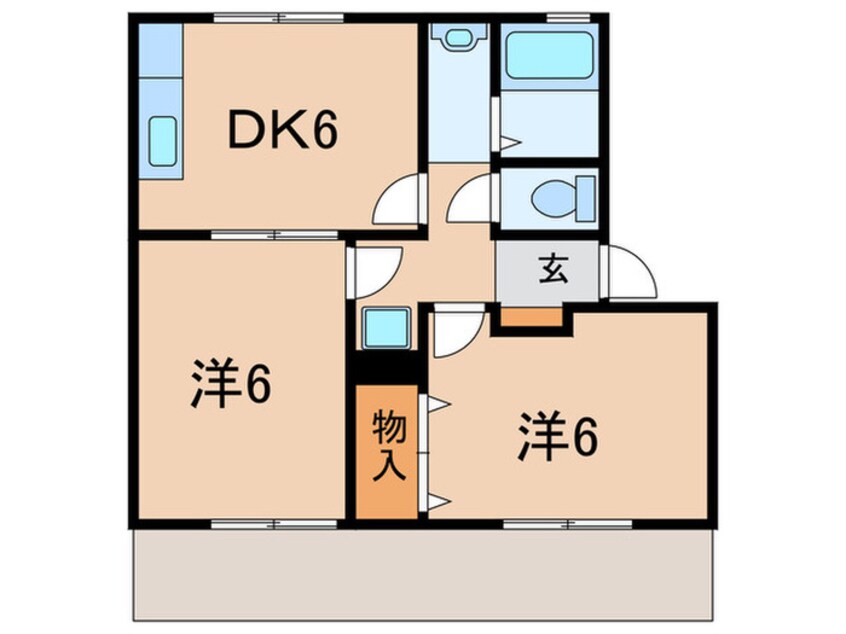 間取図 ハイカムール垂水