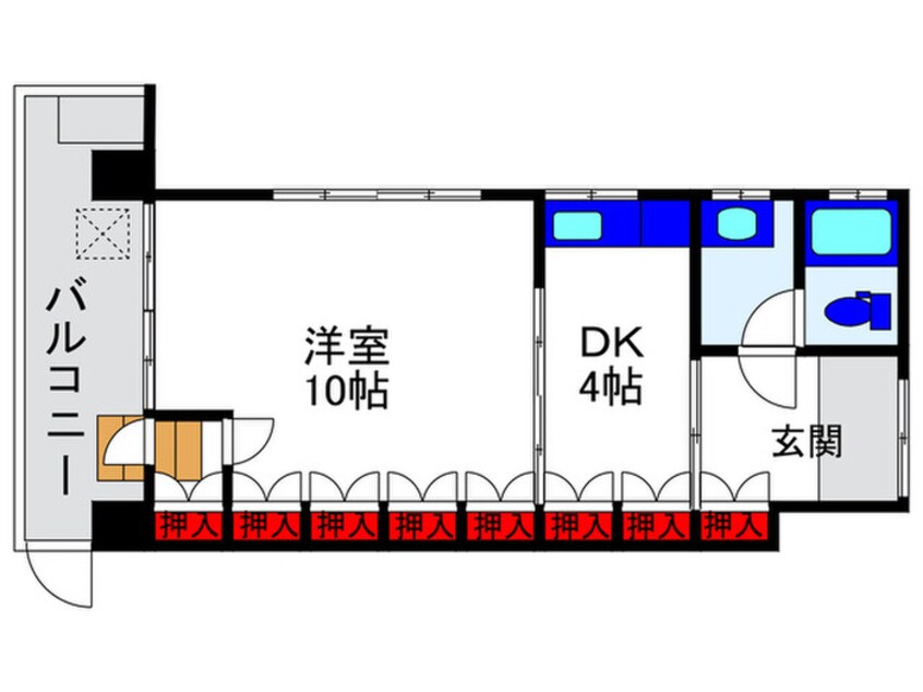 間取図 豊中ローズハイツ