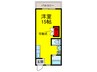 豊南ハイツ 1Rの間取り