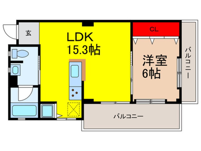 間取図 豊南ハイツ