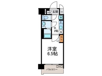 間取図 ﾌﾟﾚｻﾝｽ THE KYOTO 新町通（909）