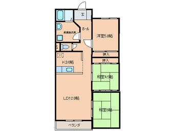 間取図 サンクス第１ハイツ