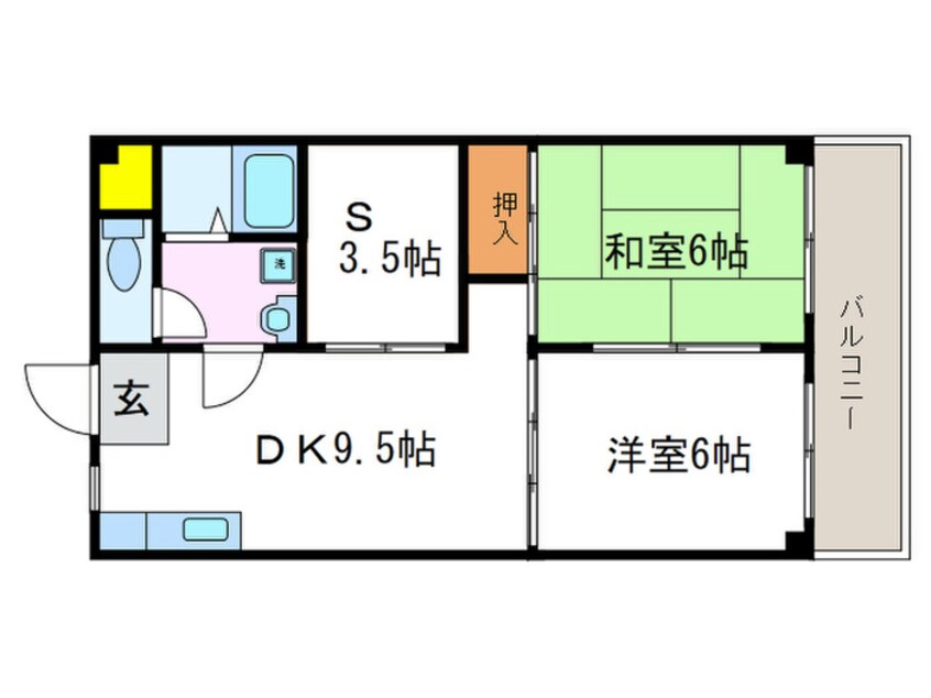 間取図 セジュールＧＡＩＡ