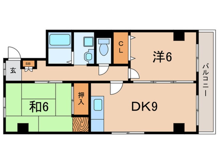 間取図 Ｏｒｃｈｉｄマヤ