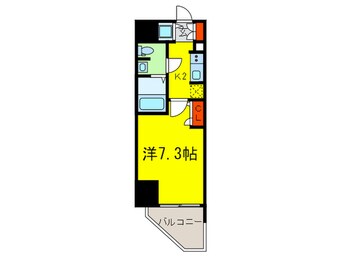 間取図 ｽﾜﾝｽﾞｼﾃｨ大手前ｿﾚｲﾕ(202)