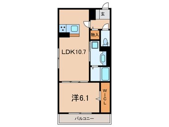 間取図 プレガーレ中須佐