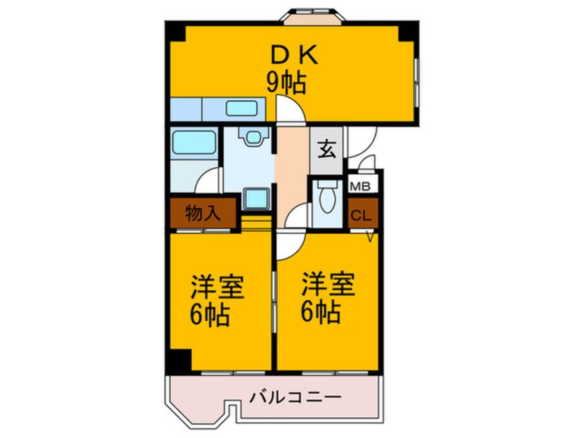 間取図 ボンドミール上汐