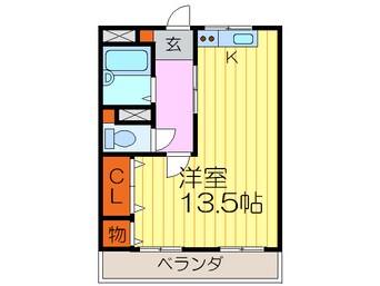 間取図 レオハイム田口