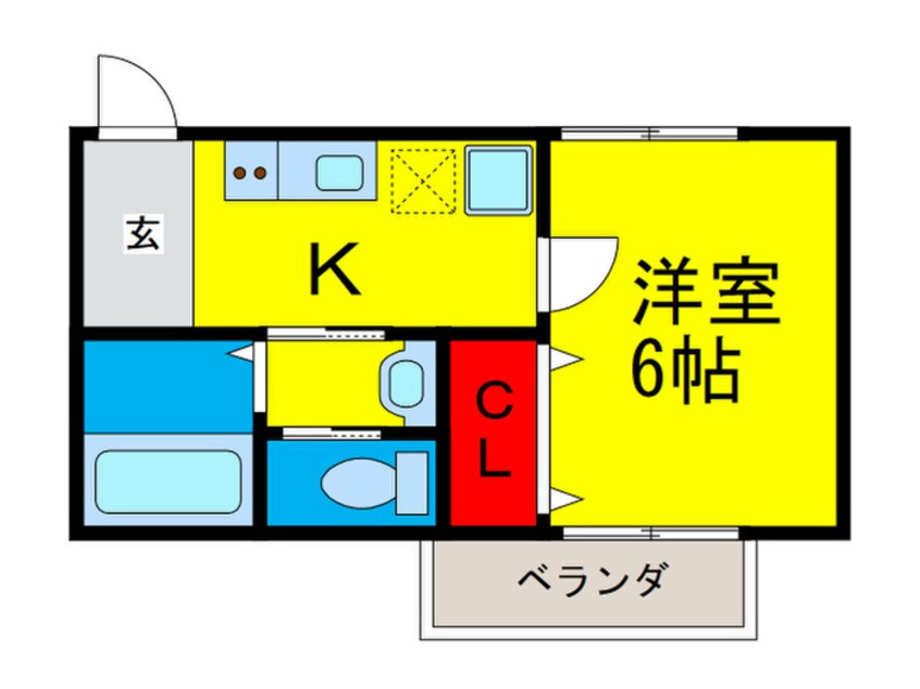 間取図 プチベルン平野