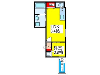 間取図 F　asecia ascella