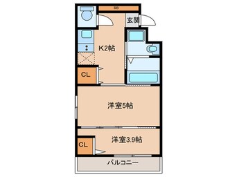 間取図 MJC京都梅小路(306)
