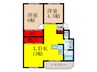 シャンポ－ル八王寺 2LDKの間取り