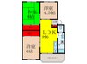 シャンポ－ル八王寺 3LDKの間取り