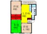 シャンポ－ル八王寺 3LDKの間取り