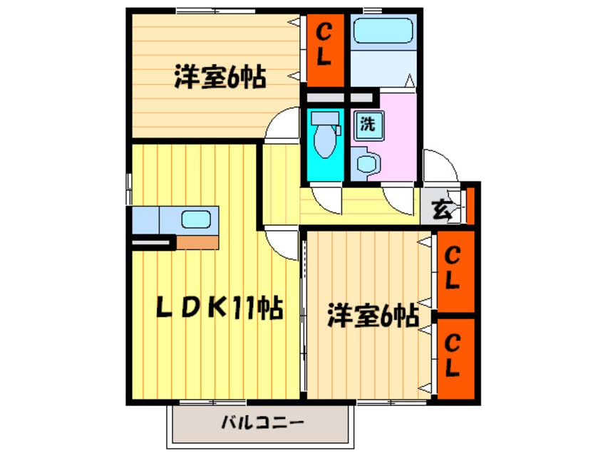 間取図 エスポワール