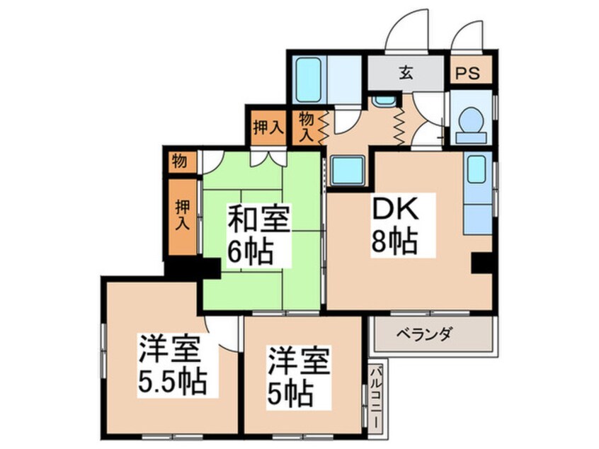 間取図 ツェルマットハイム