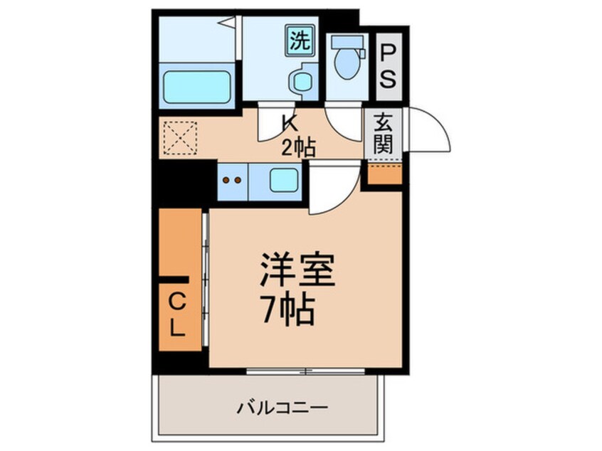 間取図 クレスト神崎川