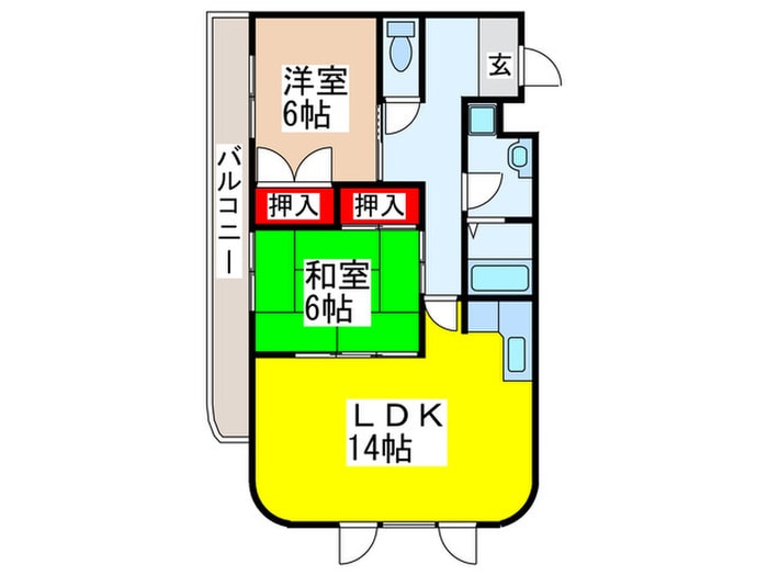 間取り図 パルフェメゾンOgawa