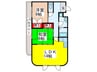 パルフェメゾンOgawa 2LDKの間取り