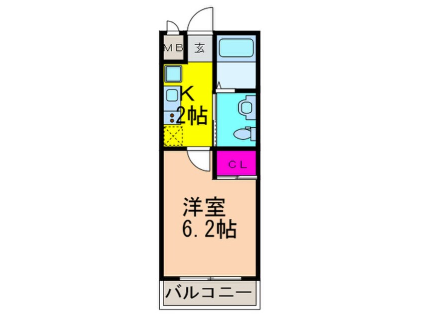 間取図 ウインズコート豊中南