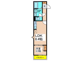 間取図 F+style藤井寺林2号館