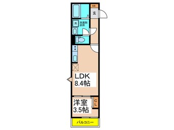 間取図 F+style藤井寺林2号館