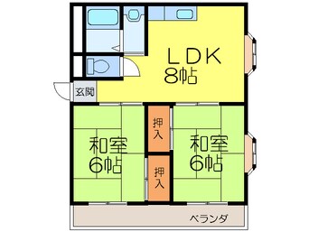 間取図 ハイツみつる